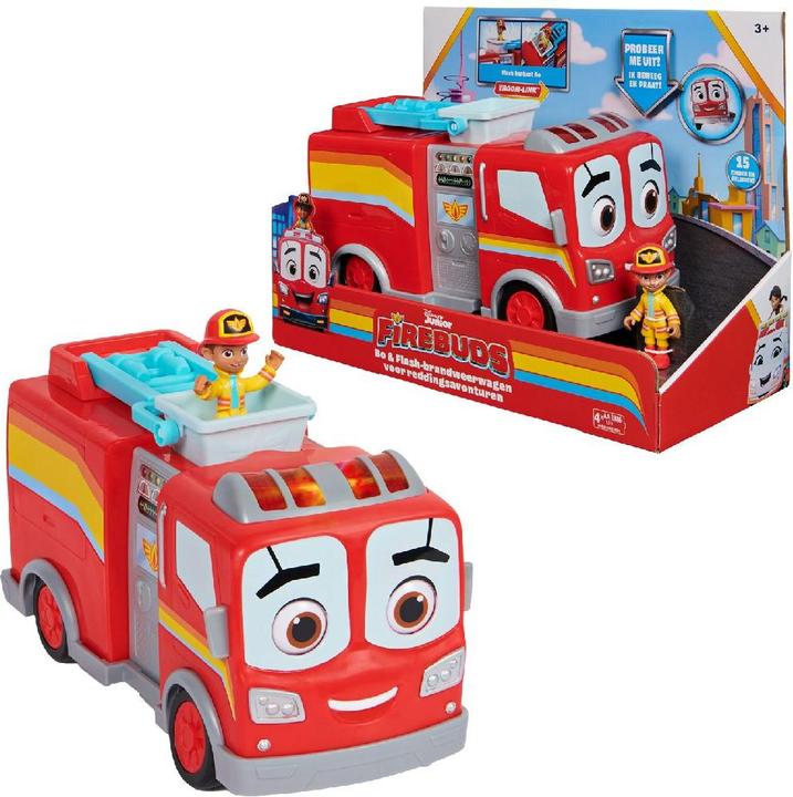 Actual product image Spin Master Firebuds Interactive Firetruck Bo And Flash