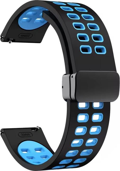 Actual product image Cbx Pure Silikon Uhrenarmband mit magnetischer Faltschliesse 22mm (22 mm, Silicone)