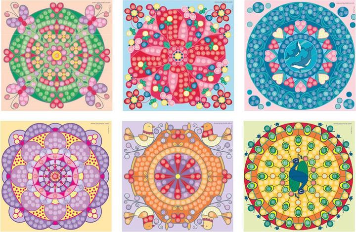 Produktbild PlayMais Trendy Mosaic Mandalas (3.000 Stück)