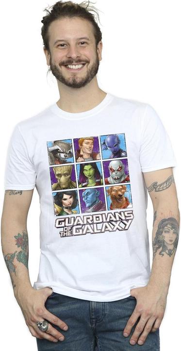 Produktbild Guardians of the Galaxy Character Squares TShirt (4XL)