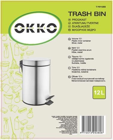 Produktbild Okko BIN WITH PEDAL T-Y0112SS 12 L (12 l)