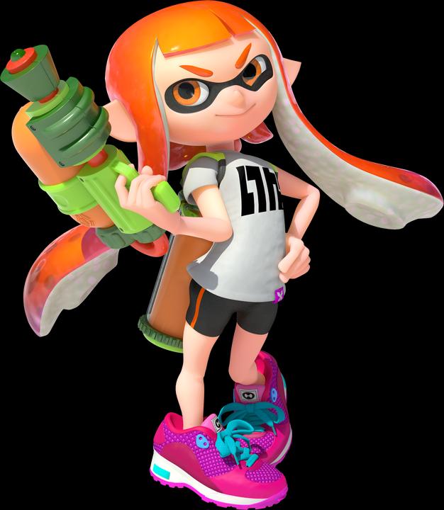 Actual product image Nintendo amiibo Super Smash Bros. - Inkling Girl (3DS XL, Wii U, 3DS)