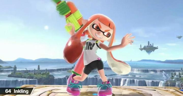 Actual product image Nintendo amiibo Super Smash Bros. - Inkling Girl (3DS XL, Wii U, 3DS)