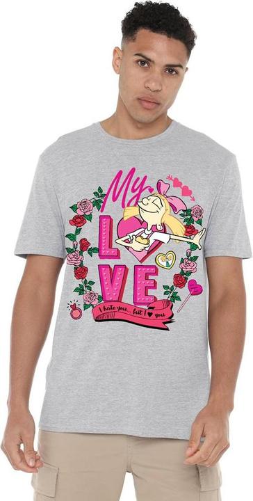 Immagine prodotto Hey Arnold! I Hate You But Love You TShirt Valentinstag (4XL)