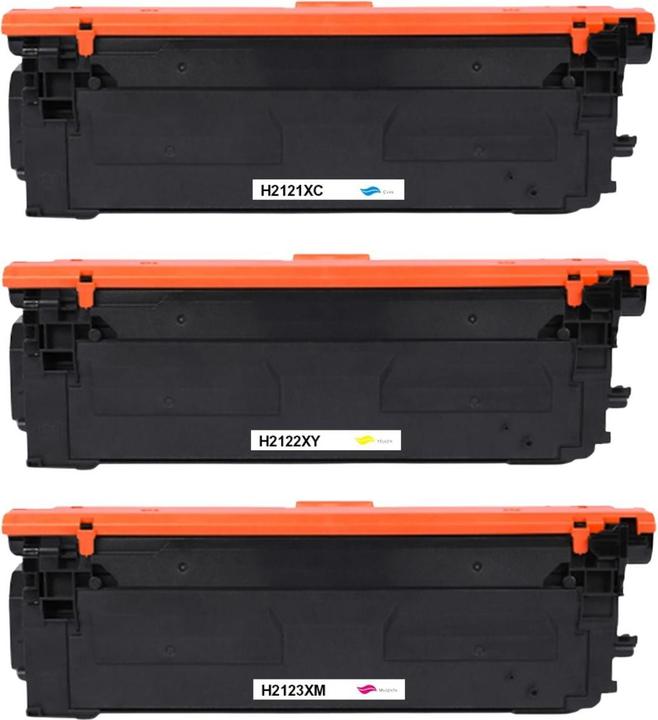 Actual product image Hermex Kompatibler Toner XL für HP Color LaserJet Enterprise Flow MFP M578z (M, C, Y)