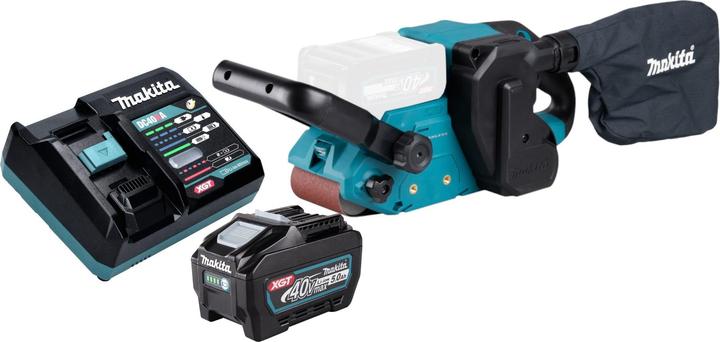 Produktbild Makita BS 001 GT101 Akku Bandschleifer 40 V max. 76 x 533 mm Brushless + 1x Akku 5,0 Ah + Ladegerät (Bandschleifer)