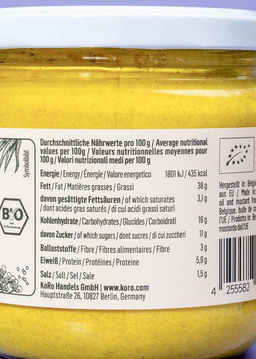 Produktbild KoRo Senf Agave Aufstrich (380 g)