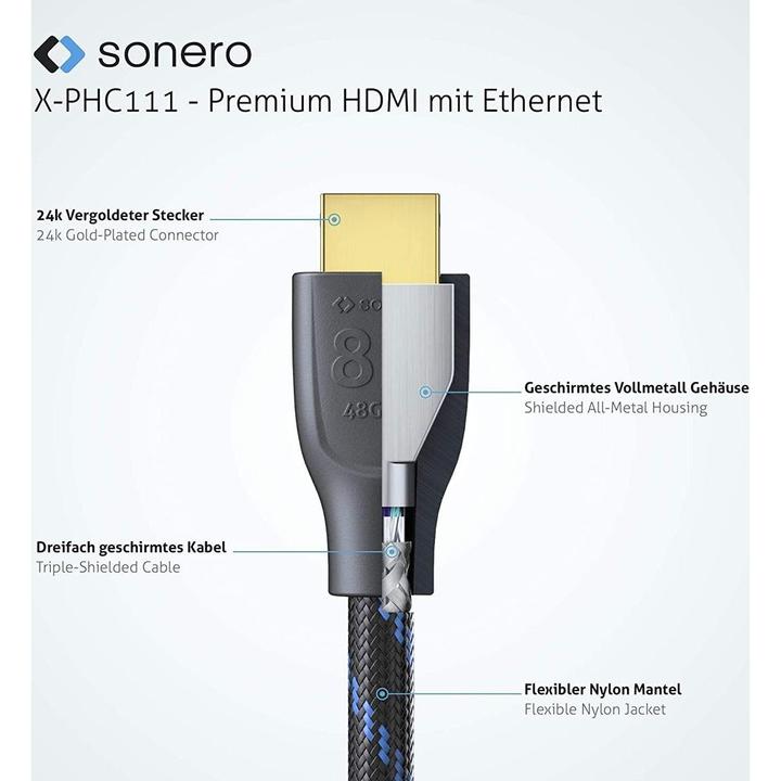 Produktbild Sonero HDMI (Typ A) — HDMI (Typ A) (1 m, HDMI)