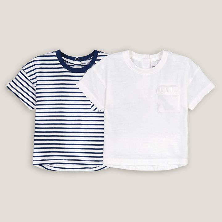Image du produit La Redoute Collections Lot de 2 t-shirts (68)