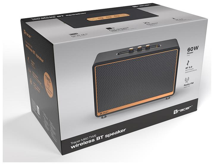 Actual product image Tracer M60 TWS bluetooth czarny (15 h, Battery operated)