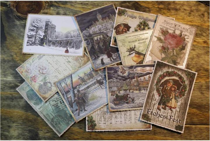 Image du produit Pappnoptikum 5035 - postcard Christmas market (with mica)