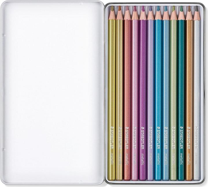 Produktbild Staedtler Metallic-Buntstift Design Journey, 12er Metalletui (Mehrfarbig, 12 x)