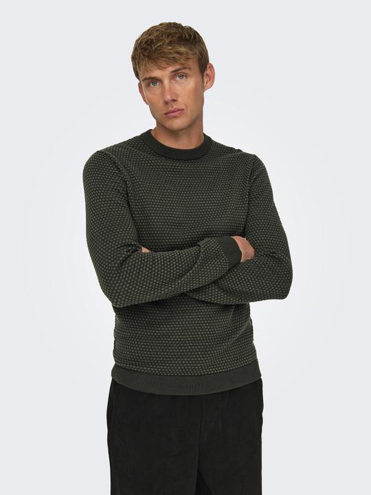 Produktbild Only & Sons Rundhalsausschnitt Pullover Strickpullover (XXL)