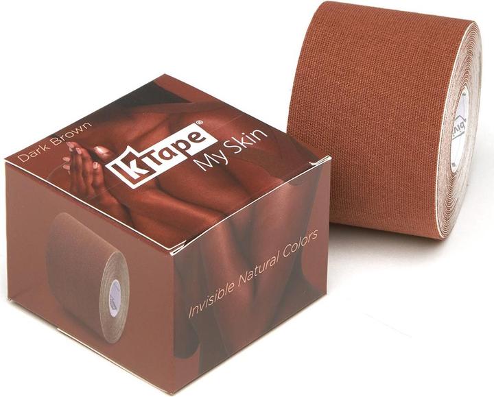 Actual product image K-Tape My Skin dark brown (5 m)