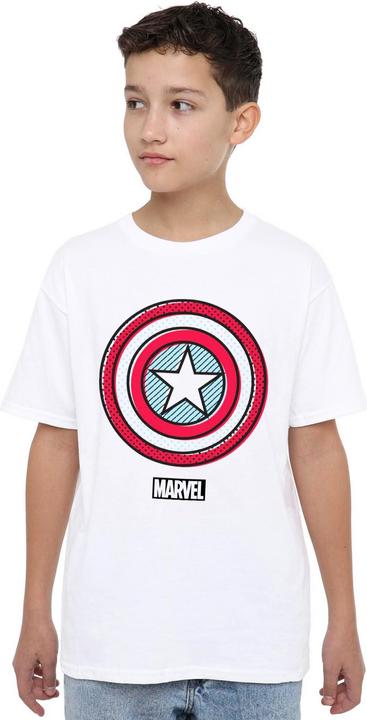 Produktbild Captain America Ziptone Shield TShirt (128)