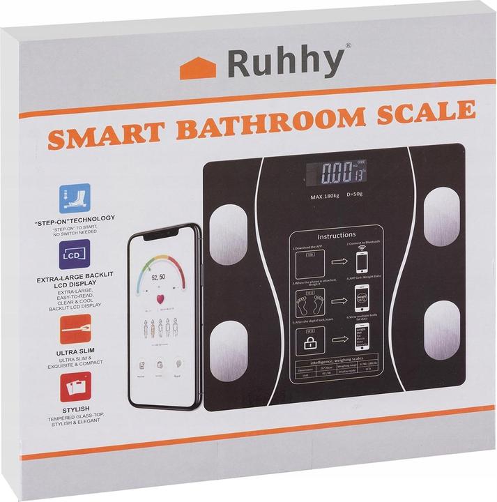 Produktbild Ruhhy Intelligente Personenwaage (180 kg)