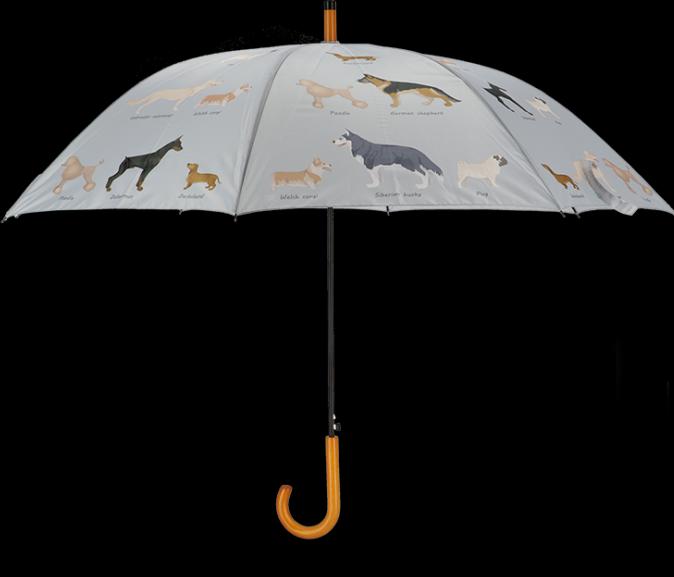 Esschert Design Regenschirm Hunderassen