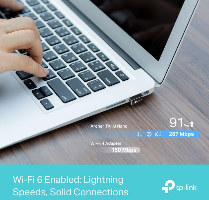 Produktbild TP-Link AX300 NANO WI-FI 6 USB ADAPTER (USB)