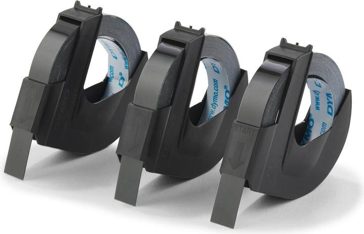 Actual product image Dymo Embossing tape 3D (0.90 cm, Black)