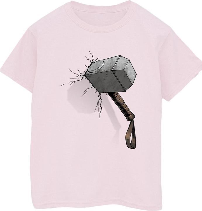 Marvel Thor Hammer Crack TShirt (XXL)
