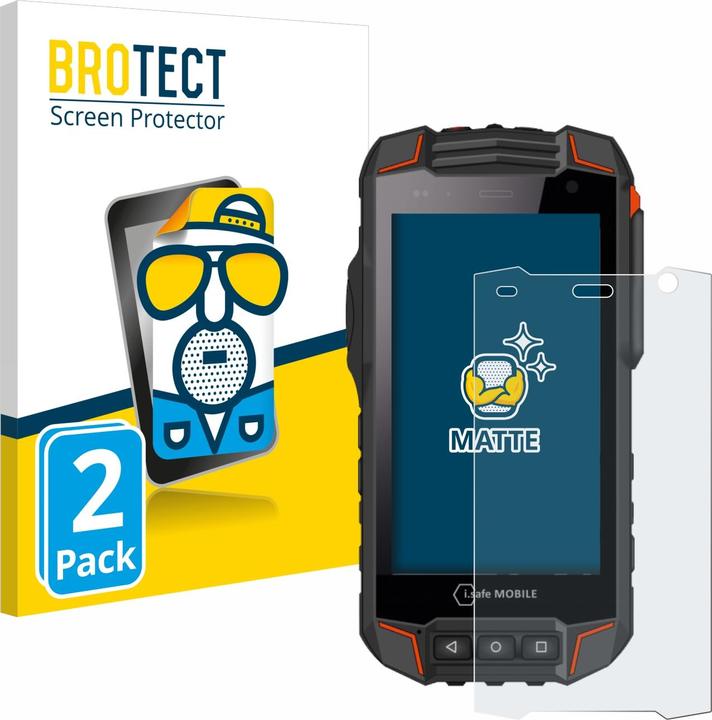 Image du produit BROTECT Film de protection antireflet Protection d'écran mat (2 pièce(s), i.safe Appareil mobile IS530.1)