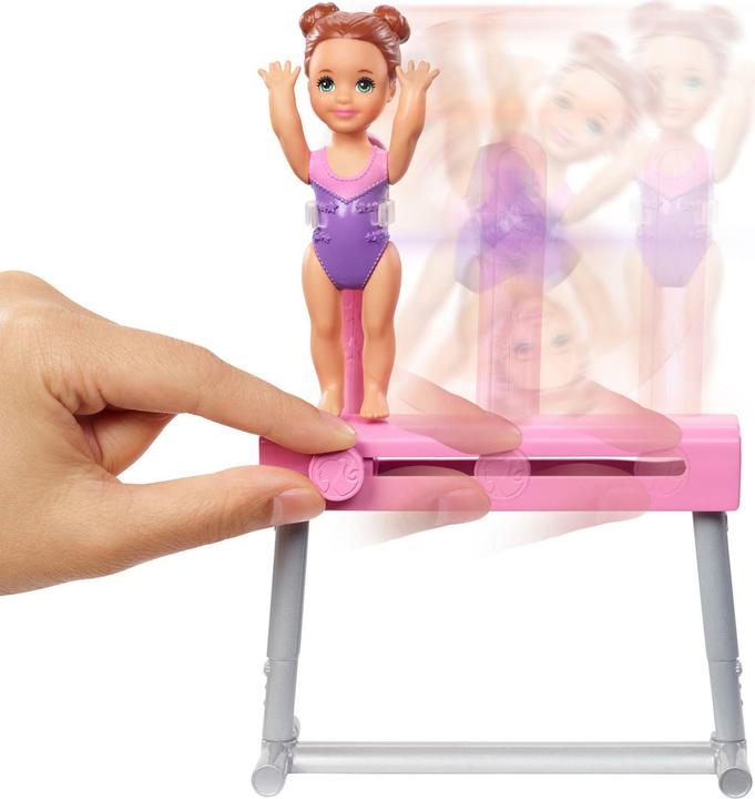 Produktbild Barbie Sport Puppen Spielset - Turntrainerin (blond)