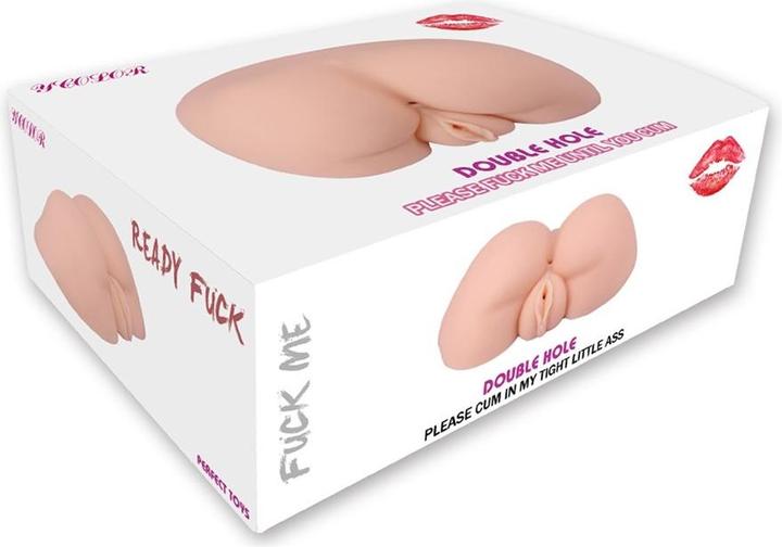 Produktbild Perfect Toys Realistic Masturbator Buttocks Double Holes Vulva-Anus