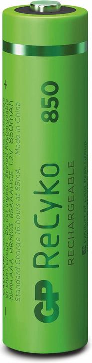 Produktbild GP Batteries ReCyko (4 Stk., AAA, 850 mAh)