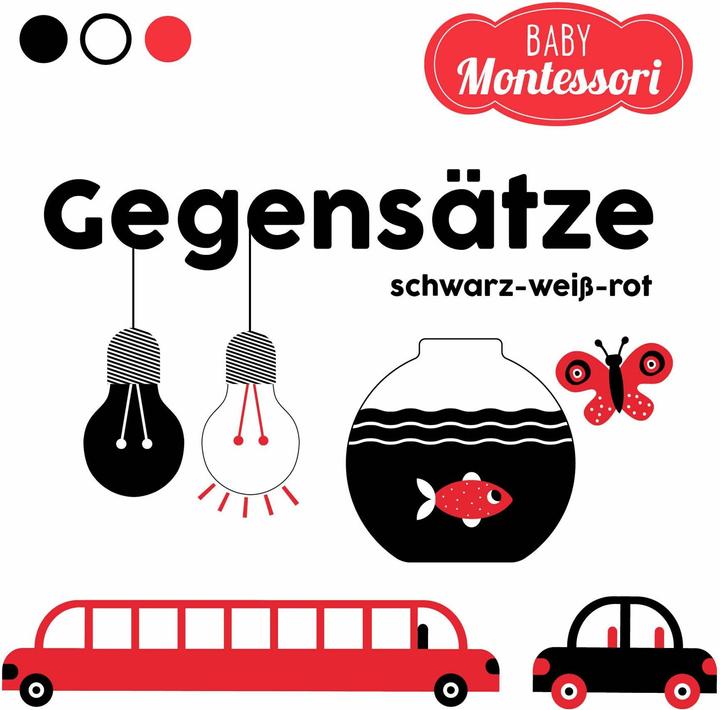 Actual product image Gegensätze schwarz-weiss-rot (Baby Montessori) (German)