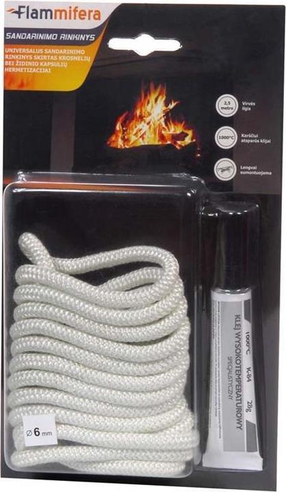 Immagine prodotto Flammifera NASTRO IGNIFUGO 6MM 2,5M + COLLA