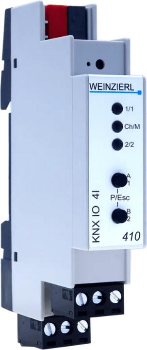 Image du produit Weinzierl KNX IO 410 Entrée binaire 5230 avec 4 entrées Fonctions logiques et de minuterie