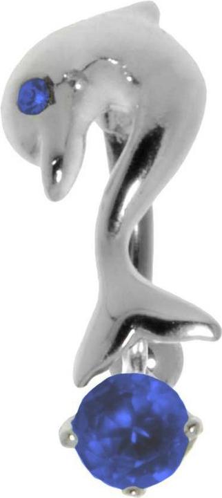 Immagine prodotto Bijouteria Piercing ventre (Zirconia, Argento 925, Acciaio chirurgico 316L)