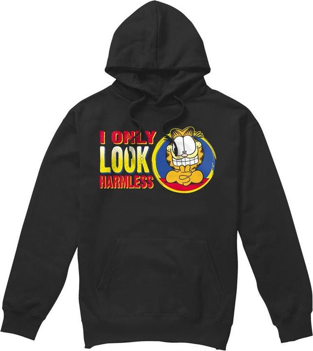 Immagine prodotto Garfield I Only Look Harmless Felpa con Cappuccio Uomo (M)