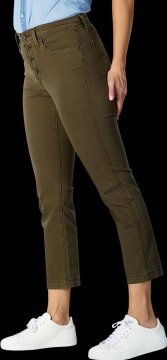 Actual product image Levis 724 High Rise Straight Jeans crop utility soft canvas (26)