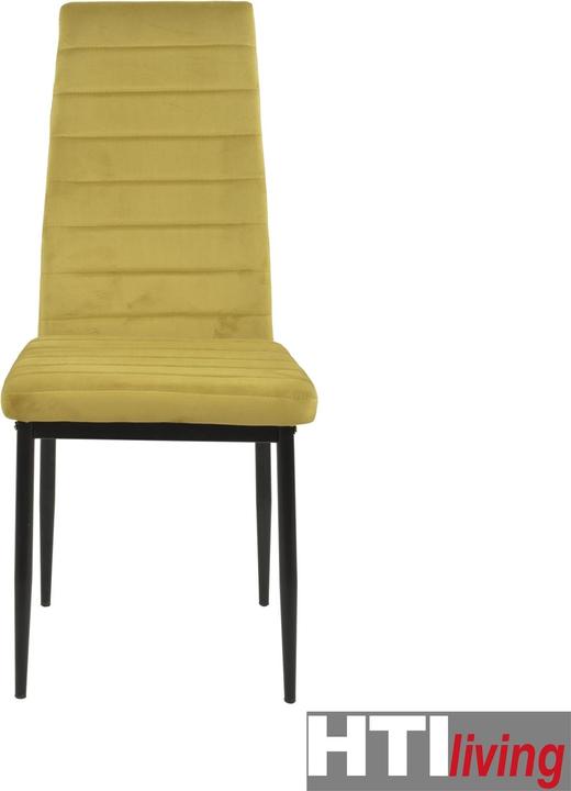 Actual product image HTI-Living Stuhl Memphis Velvet Curry