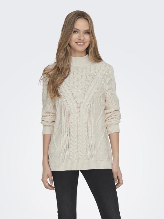 Actual product image Only High neck cable knit jumper (S)