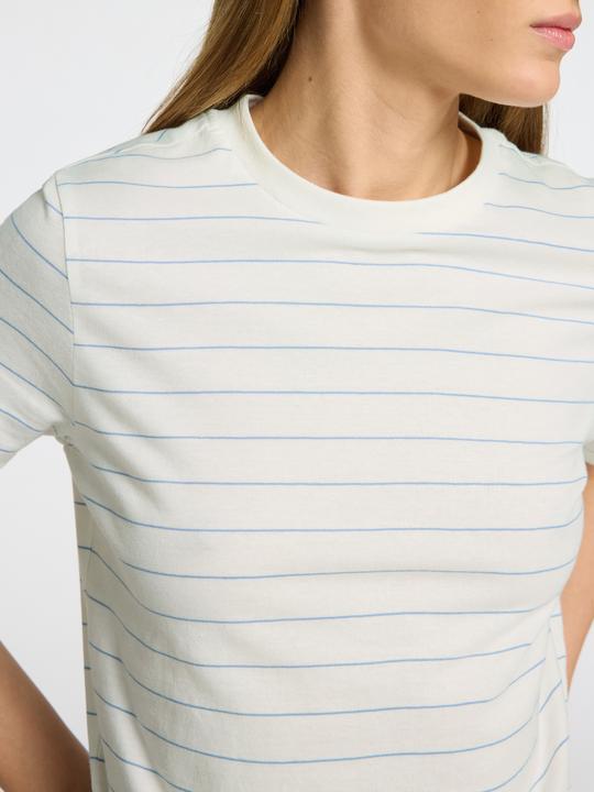 Produktbild Selected Femme Gestreiftes Baumwoll T-Shirt (XL)