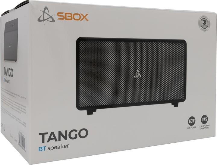 Actual product image Sbox BT-60 Tango Black (8 h, Rechargeable battery operated)