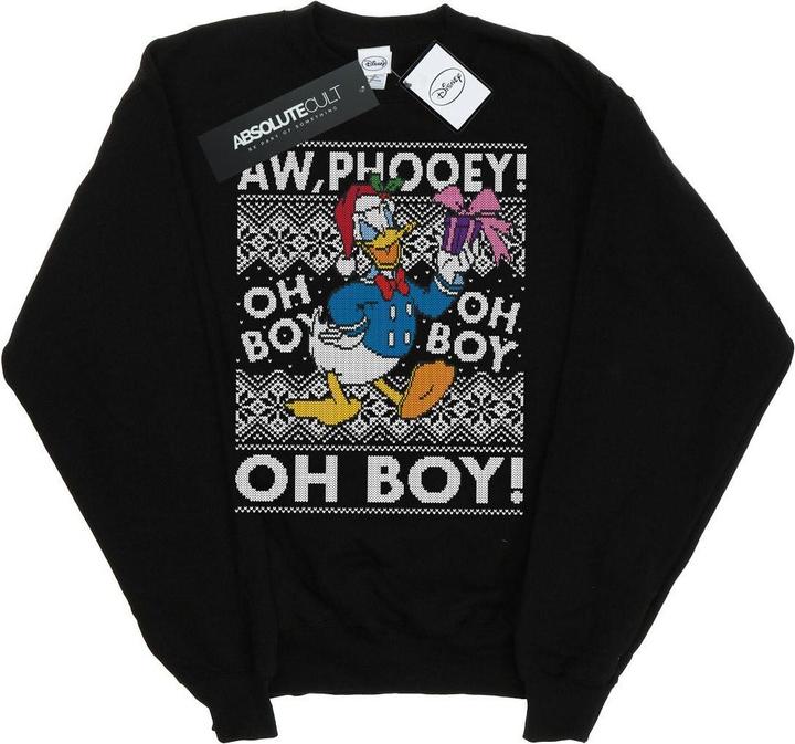 Produktbild Disney Donald Duck Christmas Fair Isle Sweatshirt Jungen (152, 158)