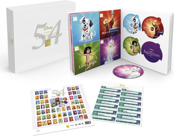 Disney Interactive Studios 54 Disney Grand Classiques - Edition Limitée (DVD, 2017, French)