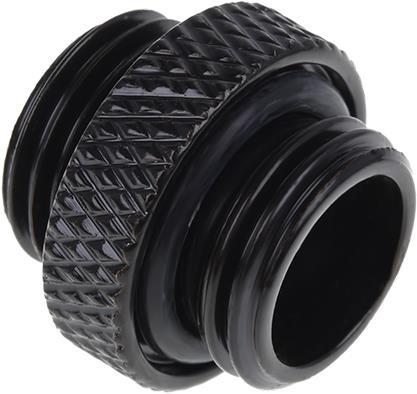 Alphacool Icicle double nipple G1/4 male to G1/4 male - Deep Black