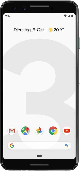 Actual product image Google Pixel 3 (64 GB, Clearly White, 5.50", Single SIM, 12.20 Mpx, 4G)