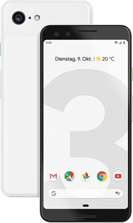 Actual product image Google Pixel 3 (64 GB, Clearly White, 5.50", Single SIM, 12.20 Mpx, 4G)