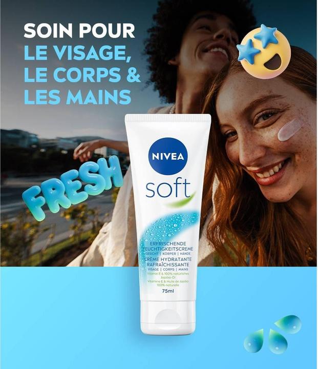 Actual product image NIVEA Soft Tube (Body cream, 75 ml)