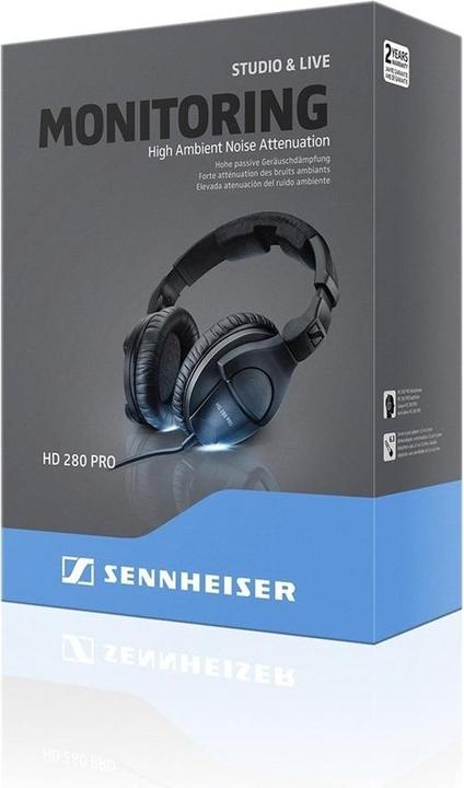 Image du produit Sennheiser HD 280 Pro (pas de réduction du bruit, Filaire)