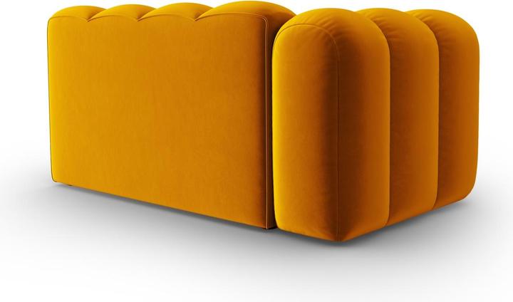 Actual product image Micadoni Velvet Left Modular Sofa, "Lupine", 2 Seats, 145x95x70Made in Europe (2 person sofa, 3-seater, 4-seater)