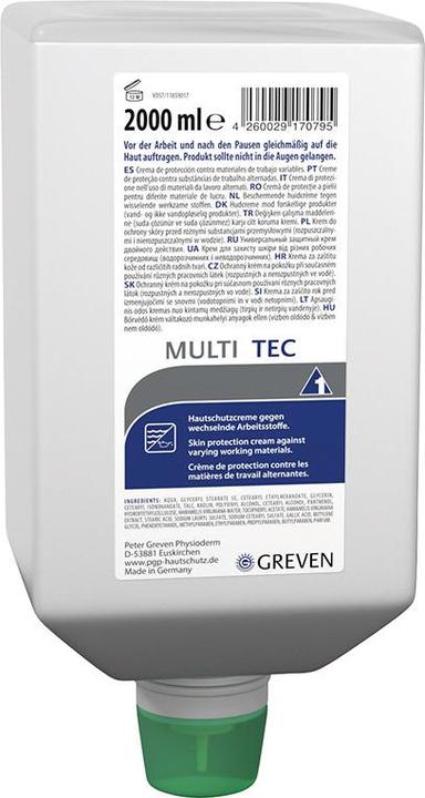 Produktbild Hautschutzcreme Multi Tec 2000ml Creme (2000 ml)