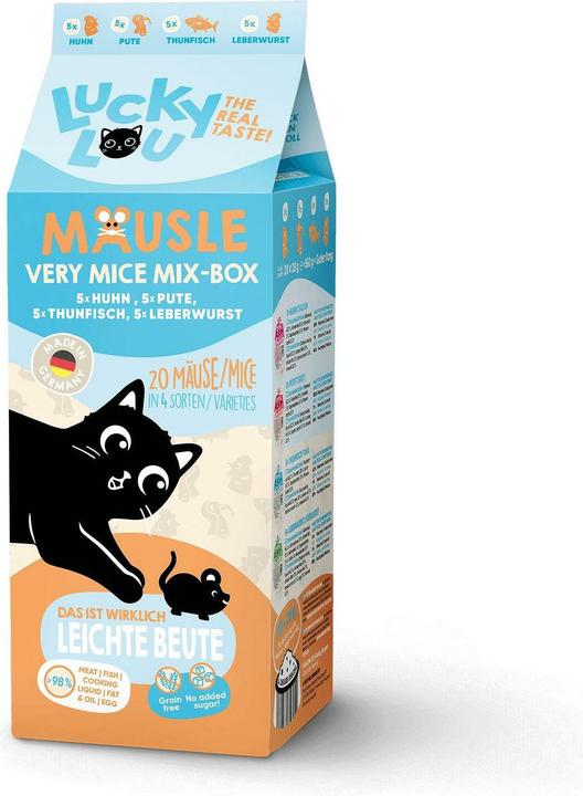 Lucky Lou Mäusle Multipack, 20x28g, je 4 Sorten à 5 Stk. (Adult, 20 Stk., 695 g)
