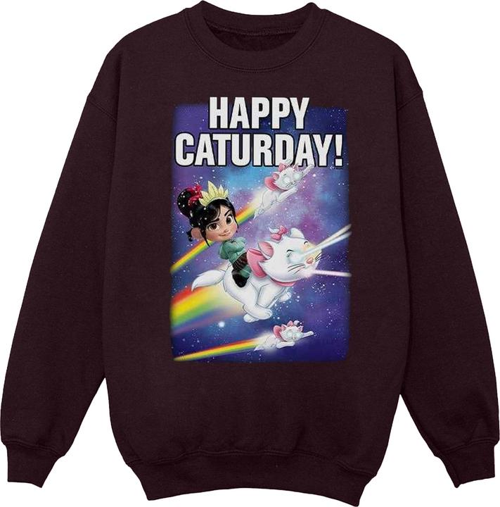 Disney Wreck It Ralph Happy Caturday Sweatshirt Jungen