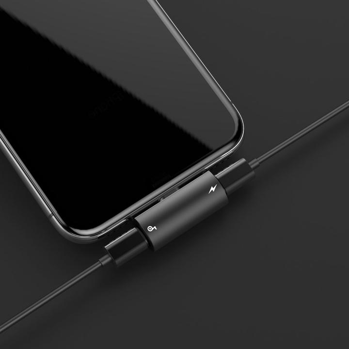 Produktbild PhoneLook Baseus Audio Converter Adapter L46 Doppel-Lightning Anschluss (iPhone) (Sender & Empfänger)